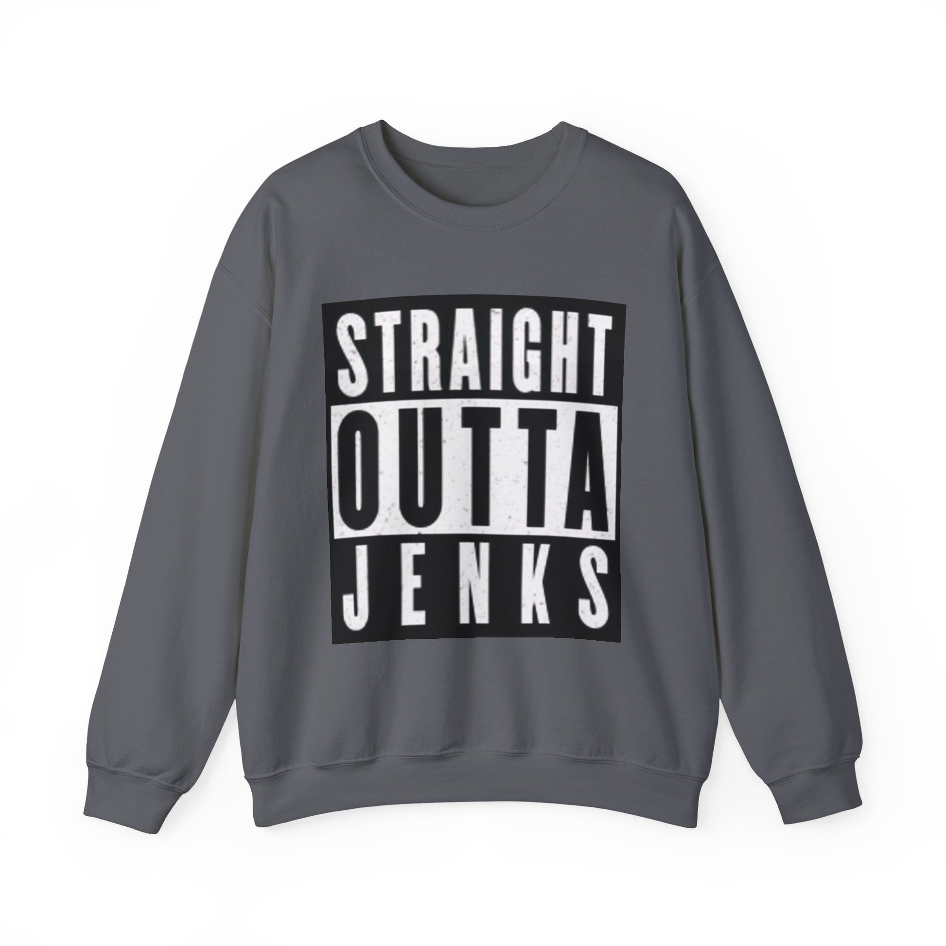 Straight Outta Jenks Unisex Crewneck Sweatshirt, Cozy Pullover for Casual Wear, Perfect Gift for Friends and Family, Ideal for [...]