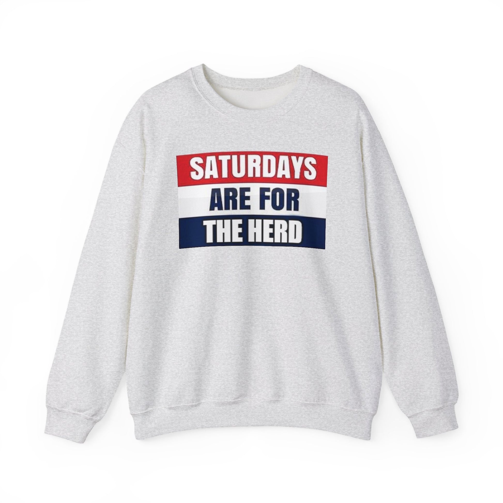 Saturdays Are for the Herd Sweatshirt | Cozy Unisex Crewneck | Perfect for Game Day, Weekend Relaxation, Casual Outings, Gift Idea