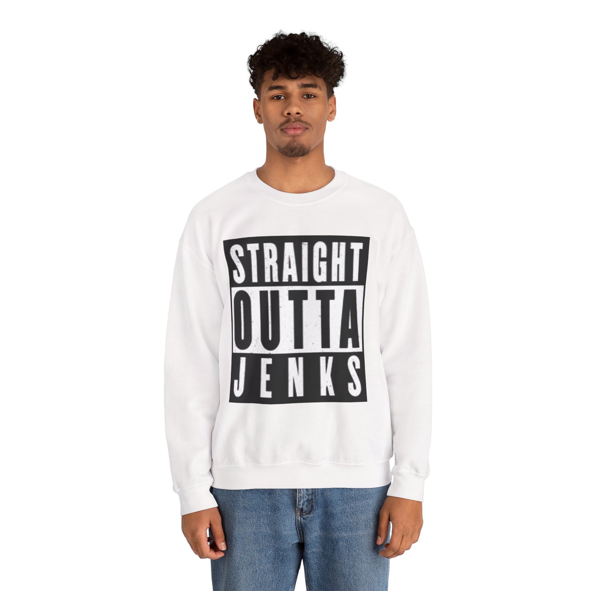 Straight Outta Jenks Unisex Crewneck Sweatshirt, Cozy Pullover for Casual Wear, Perfect Gift for Friends and Family, Ideal for [...]