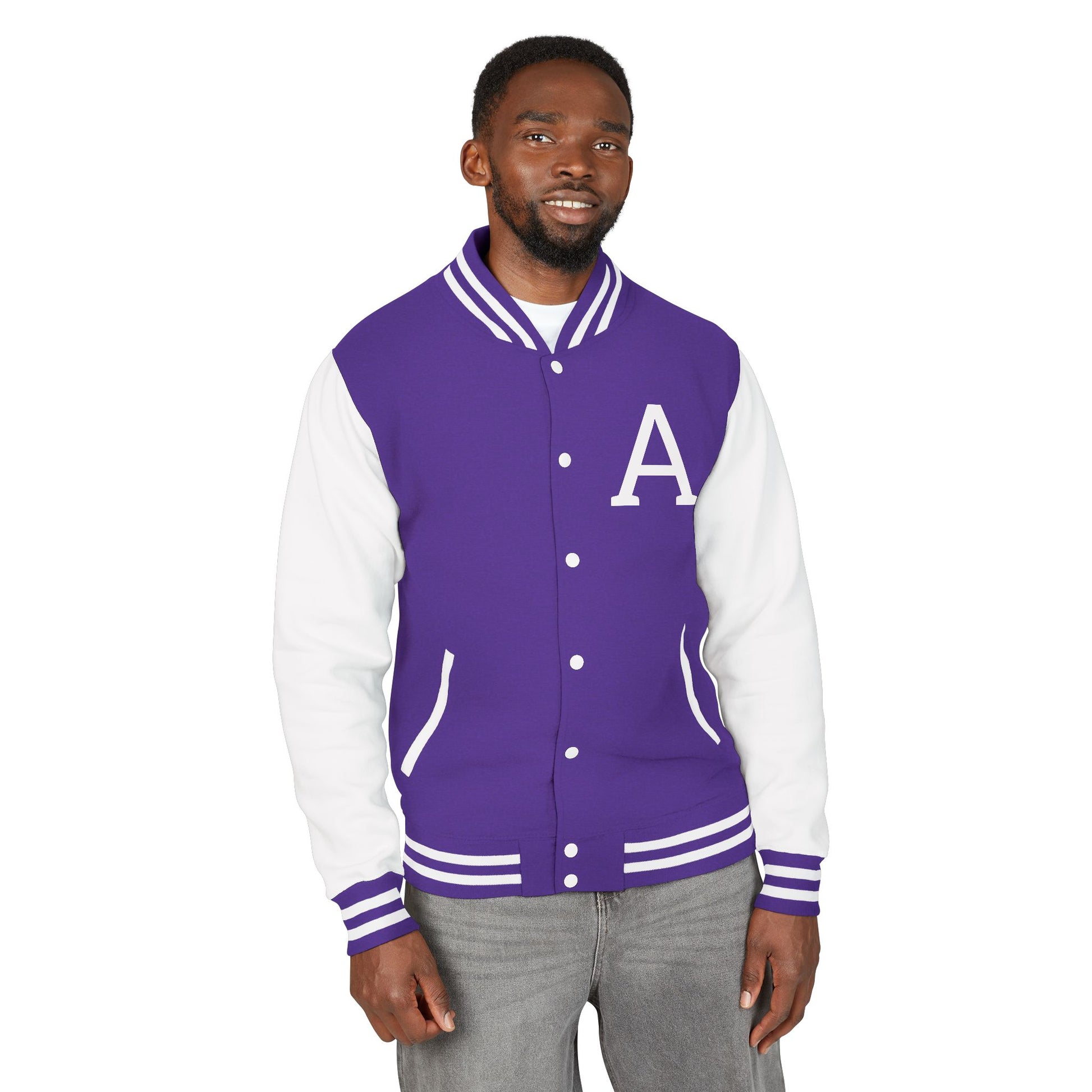 Unisex Heavyweight Letterman Jacket, Varsity Style Outerwear, Custom Team Jacket, Perfect Gift