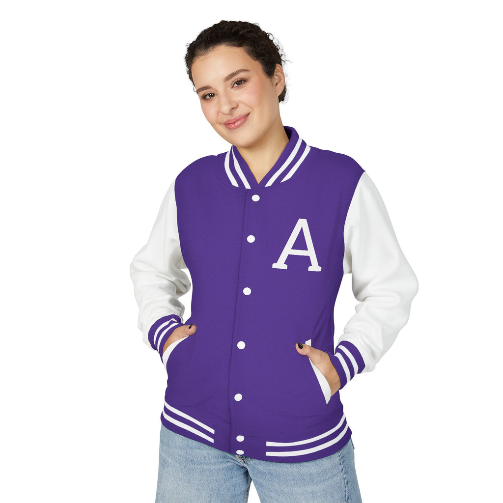Unisex Heavyweight Letterman Jacket, Varsity Style Outerwear, Custom Team Jacket, Perfect Gift