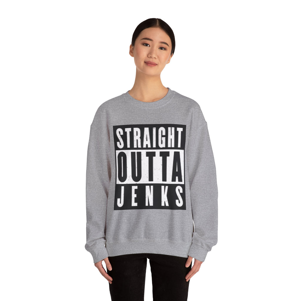 Straight Outta Jenks Unisex Crewneck Sweatshirt, Cozy Pullover for Casual Wear, Perfect Gift for Friends and Family, Ideal for [...]