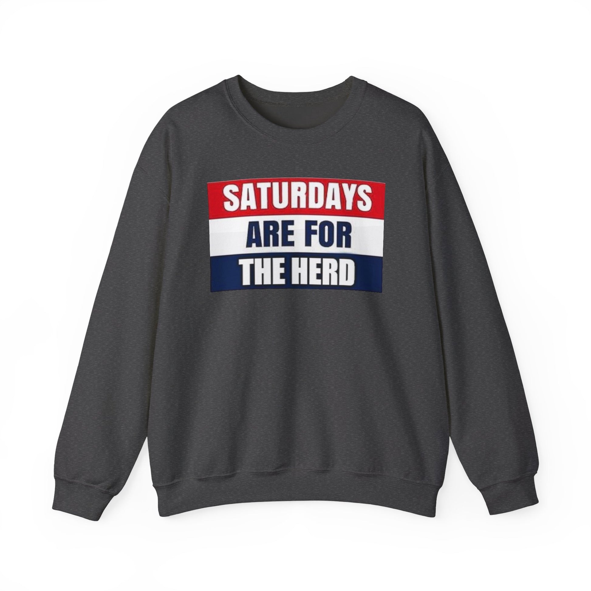 Saturdays Are for the Herd Sweatshirt | Cozy Unisex Crewneck | Perfect for Game Day, Weekend Relaxation, Casual Outings, Gift Idea