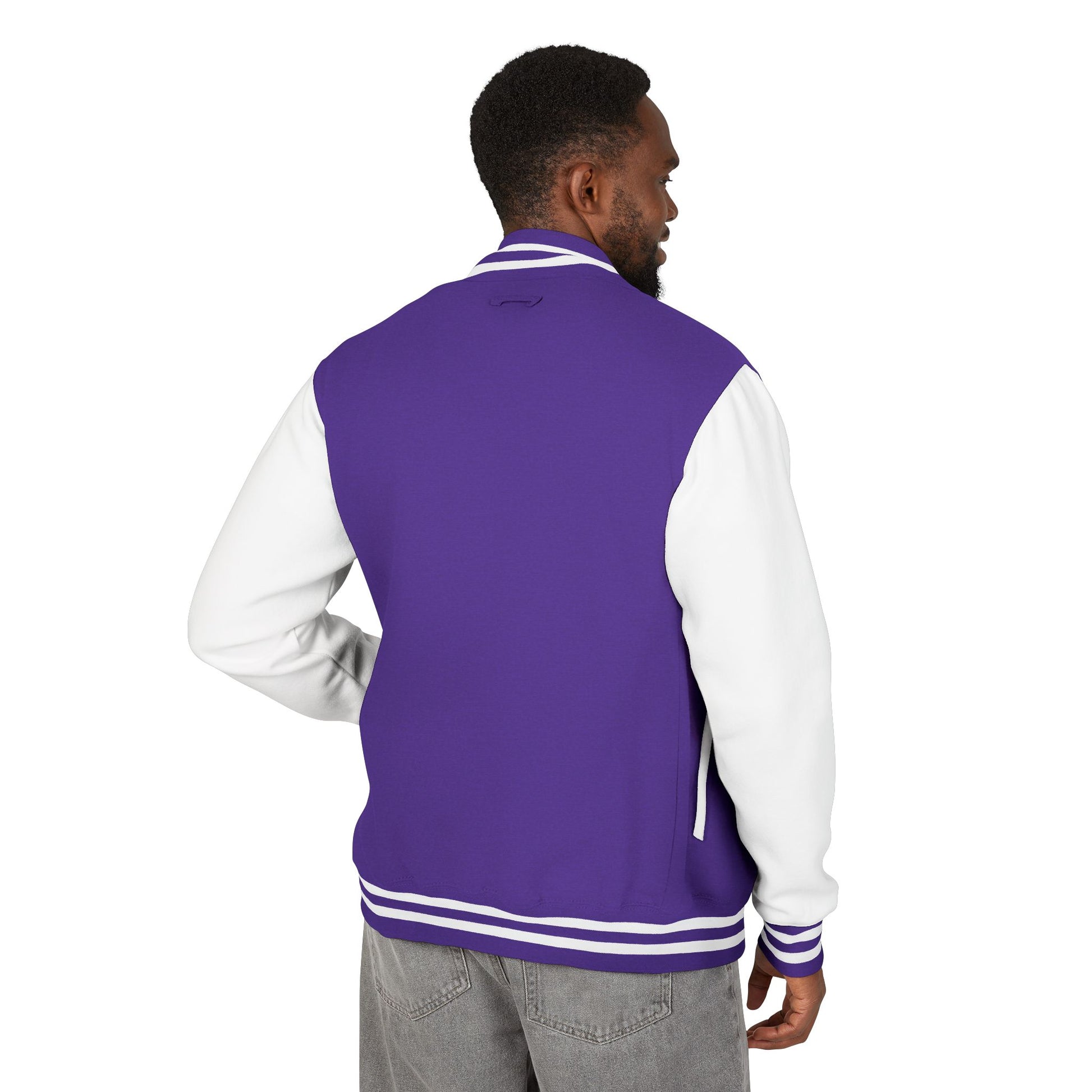 Unisex Heavyweight Letterman Jacket, Varsity Style Outerwear, Custom Team Jacket, Perfect Gift
