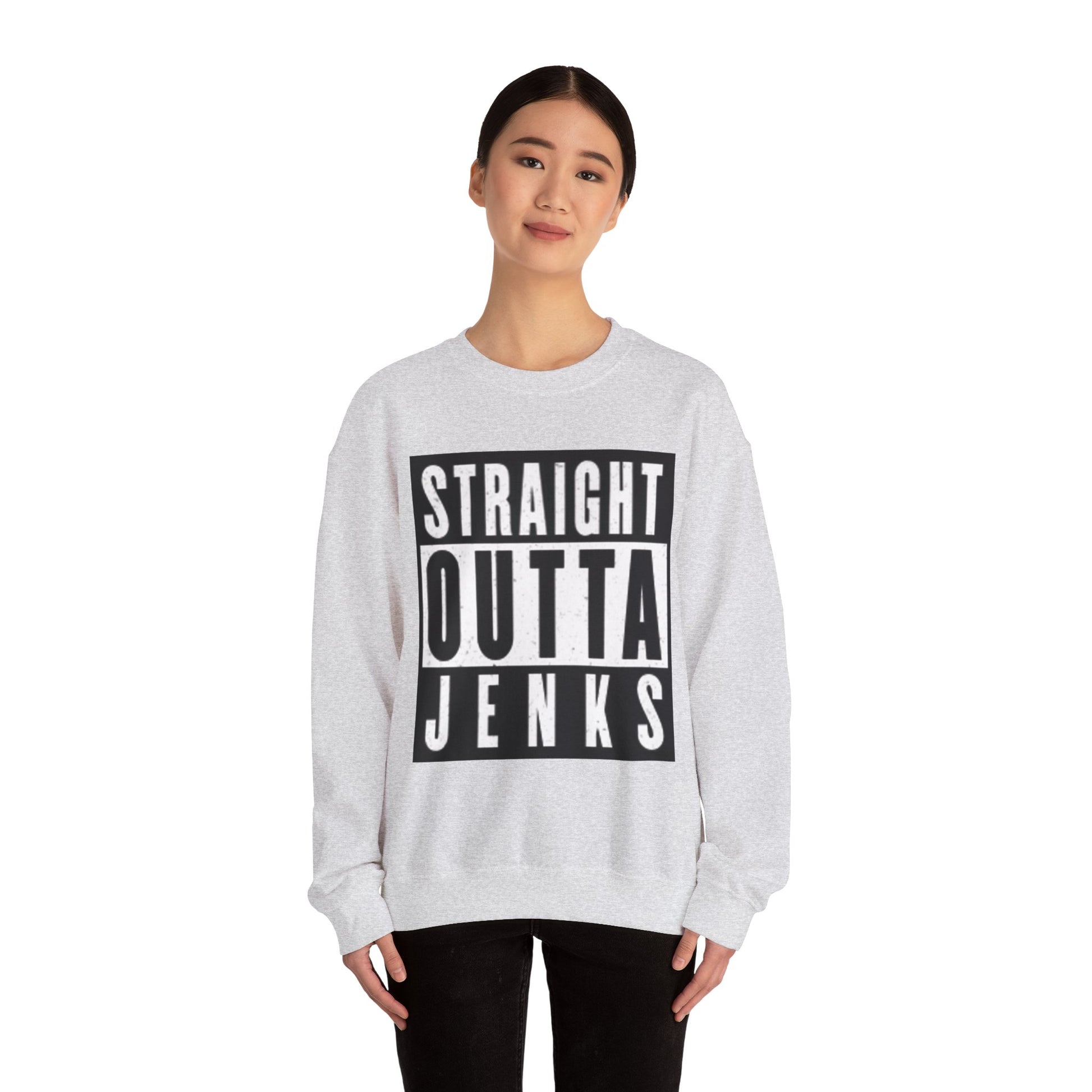 Straight Outta Jenks Unisex Crewneck Sweatshirt, Cozy Pullover for Casual Wear, Perfect Gift for Friends and Family, Ideal for [...]