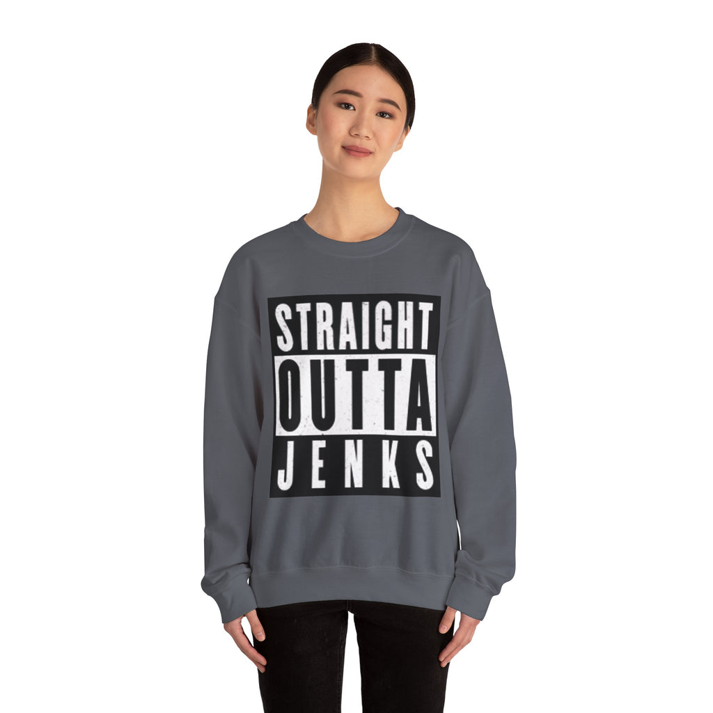 Straight Outta Jenks Unisex Crewneck Sweatshirt, Cozy Pullover for Casual Wear, Perfect Gift for Friends and Family, Ideal for [...]