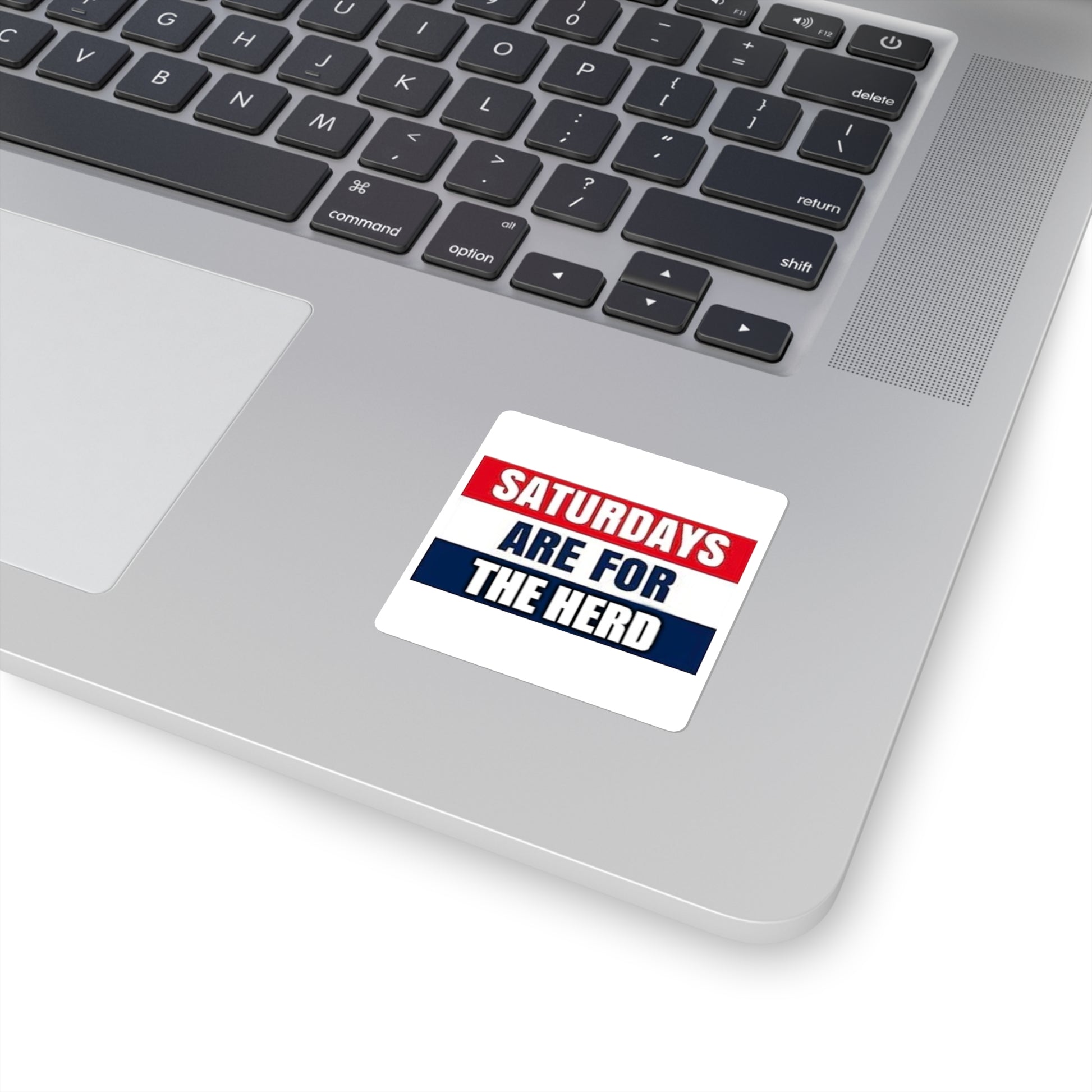 Saturdays Are for the Herd Stickers, Fun Square Stickers, Custom Laptop Stickers, Weekend Vibe Décor, Sports Fan Gifts, Party Décor