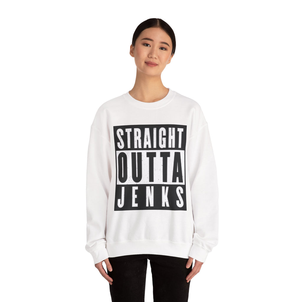 Straight Outta Jenks Unisex Crewneck Sweatshirt, Cozy Pullover for Casual Wear, Perfect Gift for Friends and Family, Ideal for [...]