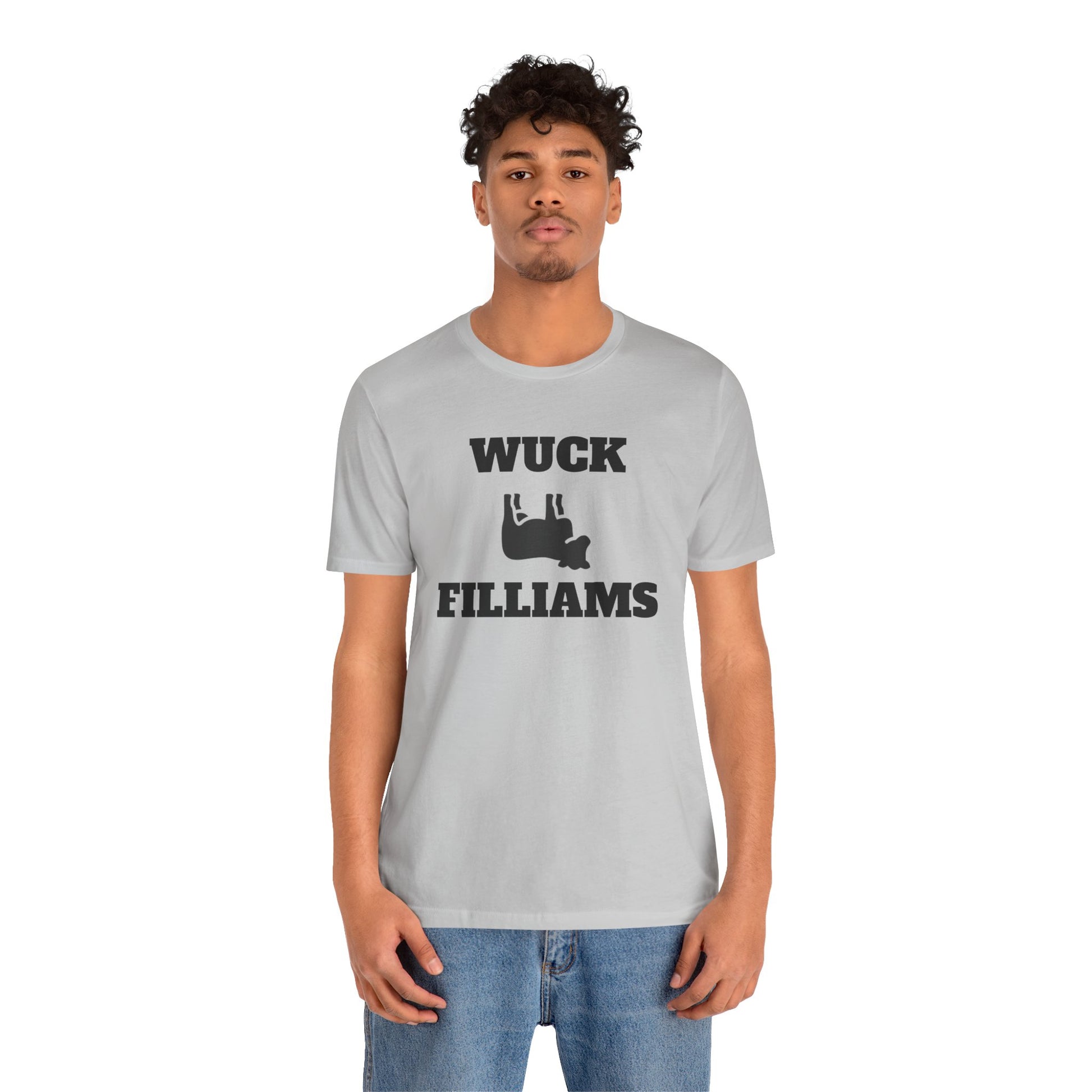 Unisex Funny Graphic Tee, Wuck Filliams T-Shirt, Casual Everyday Wear, Gift for Friends, Humor Shirt, Quirky Statement Top